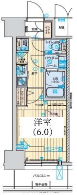 アドバンス神戸ラシュレの間取り画像
