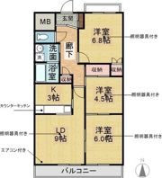 ペルテIIの間取り画像