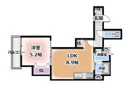 クリエオーレ大利元町の間取り画像