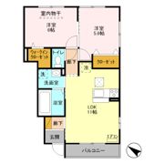 ウエストハイム Ⅲの間取り画像