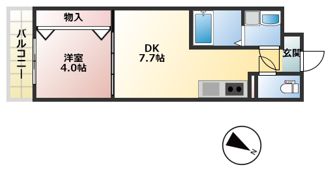 トレステーラルーメ吉富の間取り画像