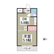 マリンシティダイヤモンドパレスの間取り画像