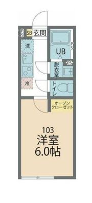 カインドネス西武柳沢Ⅱの間取り画像