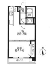 高輪ハイツの間取り画像