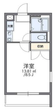 レオパレスポラールの間取り画像