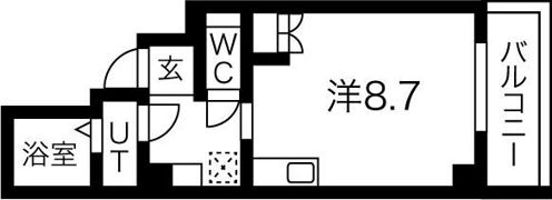 ガストハウス今池の間取り画像