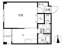 メリディアンfの間取り画像