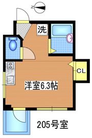 サンハウスの間取り画像
