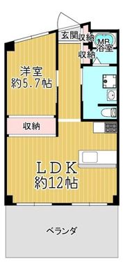 錦ビルの間取り画像