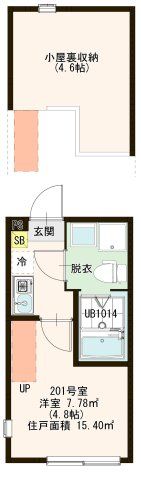 ハーモニーテラス伊興本町の間取り画像