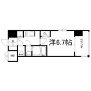 アドバンス難波西アクアの間取り画像