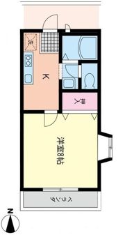 メゾンカワイ第7の間取り画像