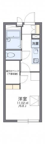 レオパレスβの間取り画像