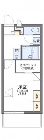 レオパレスLAHAINAの間取り画像