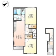 スカイコーポ垣生の間取り画像