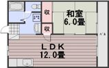 山陽コーポ豊成の間取り画像