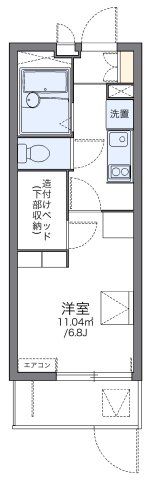 レオパレスグレース石橋の間取り画像