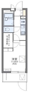 レオパレスグレース石橋の間取り画像