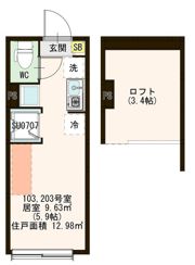 Shurie中板橋の間取り画像
