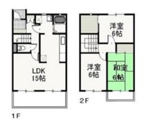 サニースクウェア津島Bの間取り画像
