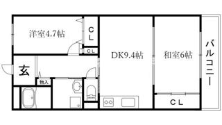 カメリアハウスの間取り画像