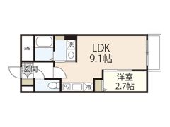 月光南観音弐番館の間取り画像