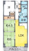 サンパレス桃山台の間取り画像