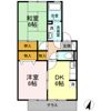 パークガーデン B棟 ブーゲンビレアの間取り画像
