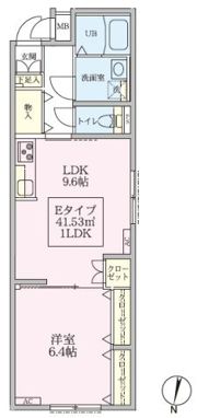 スカイルーチェ南浦和の間取り画像