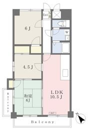 ジュネスKUBOTAⅠの間取り画像