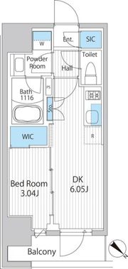 IPSE東京月島の間取り画像