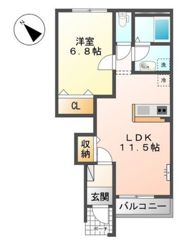 ココットⅠの間取り画像