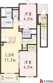 ジェネシスⅣの間取り画像