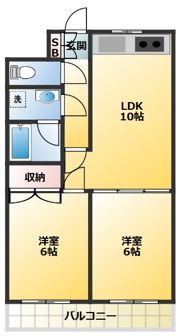 ガーデンハイツ中山の間取り画像