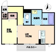 レフィシア安宅の間取り画像