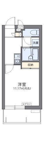 レオパレスヒルサイド松尾Ⅰの間取り画像