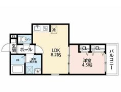 カリテス三鷹 103の間取り画像
