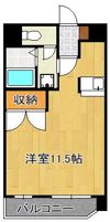 ニューリバー小倉の間取り画像