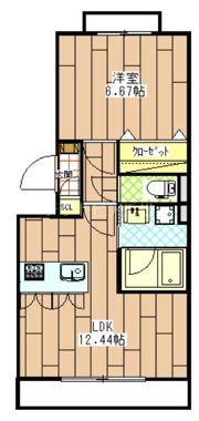 コンフォールメゾン西浅田の間取り画像