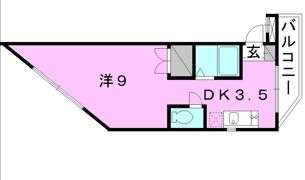 山西マンションの間取り画像