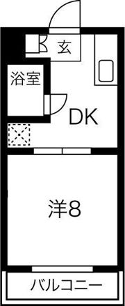 ハイツ天龍Ⅰの間取り画像
