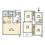 岸根町戸建の間取り画像