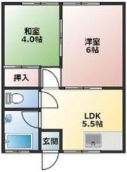 コーポ雅の間取り画像