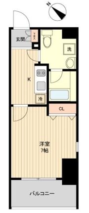ラクラス月島の間取り画像