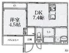 グランメール芦屋南宮町の間取り画像