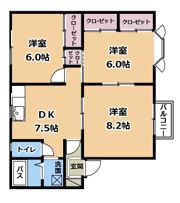 シャムラックの間取り画像