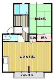 パナハイツドリーム坂出B棟の間取り画像