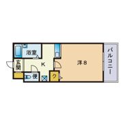 ダブルーン8桜坂の間取り画像