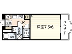 ソフィアコートリバーサイド天満の間取り画像