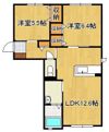 三洋タウン木屋瀬Bの間取り画像